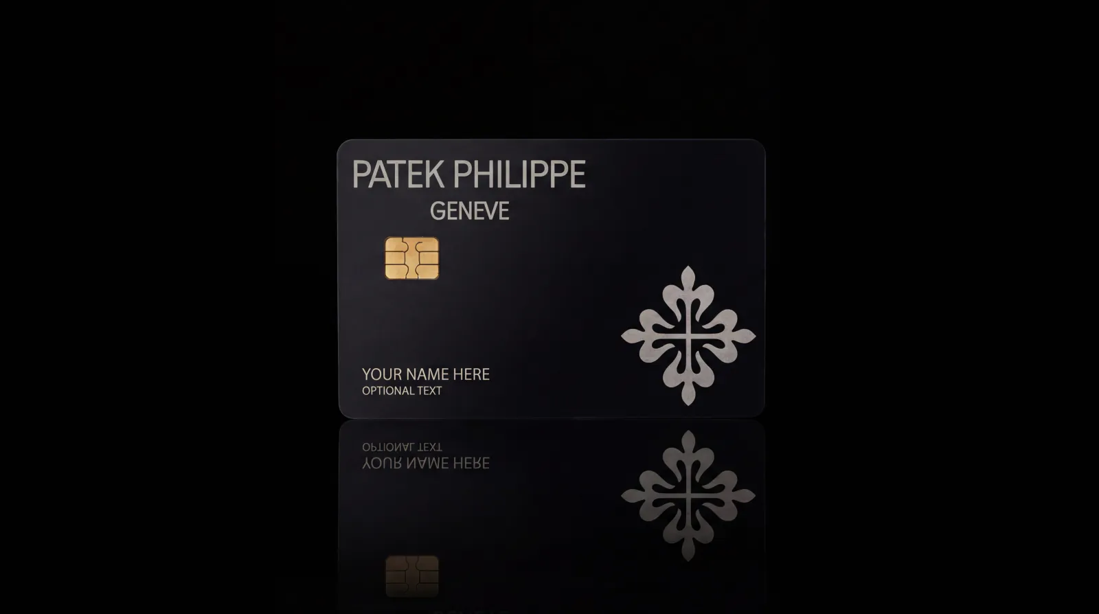 Patek Philippe Geneve metal debit card