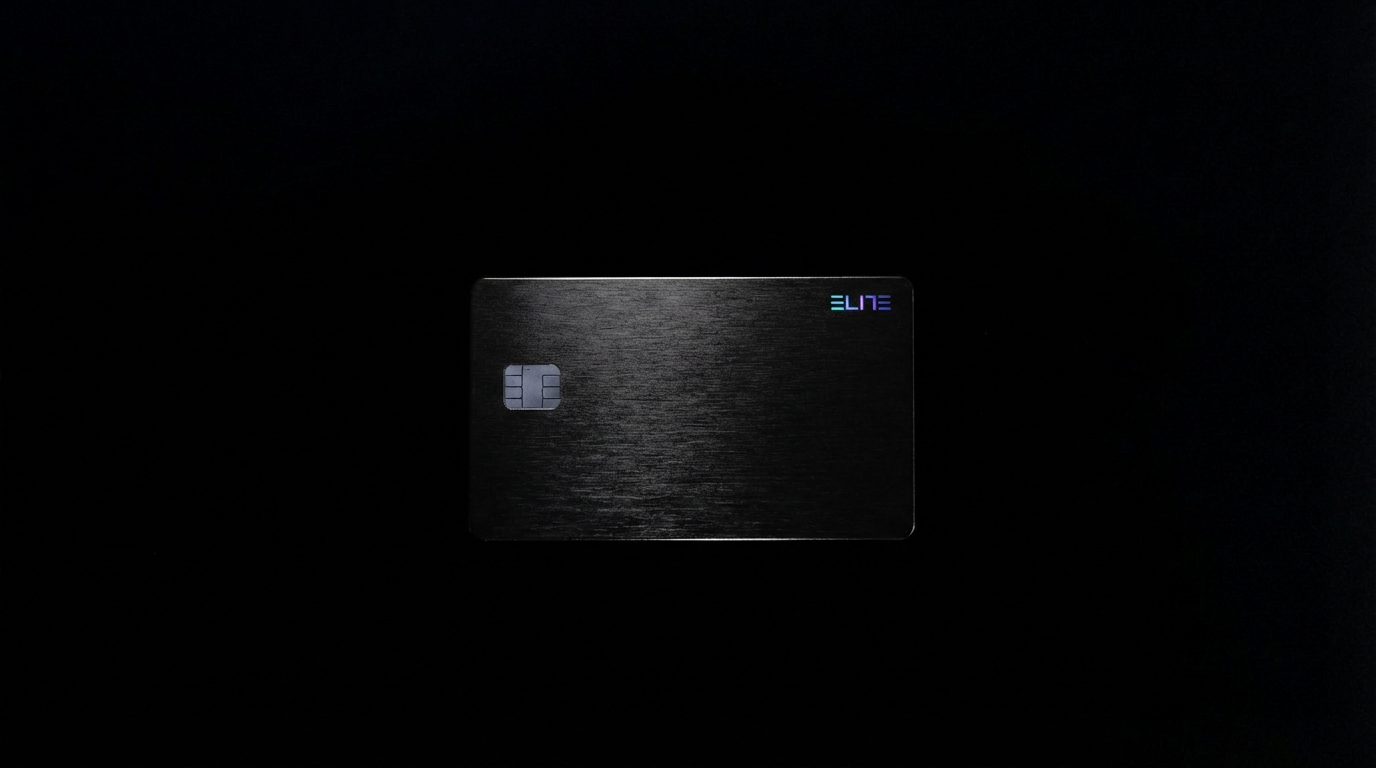 Elite metal crypto debit card