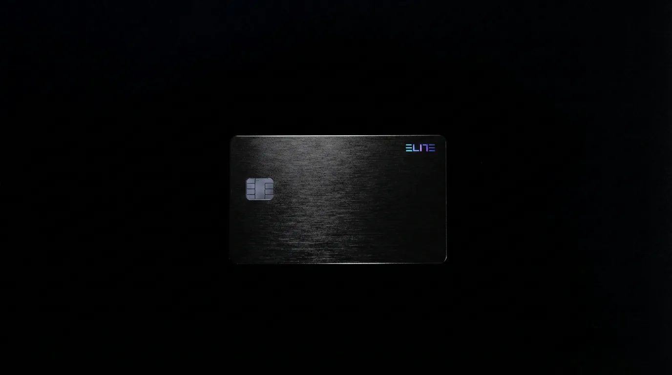Elite metal crypto debit card